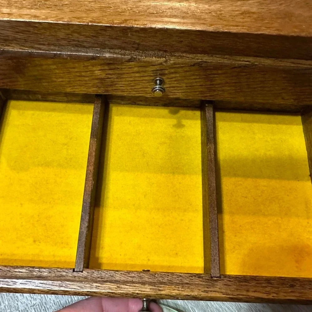 Mid-Century Modern wooden men's valet